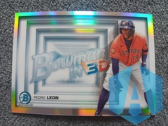 2022 Topps Bowman Pedro Leon #B3D-18 Bowman in 3D Houston Astros